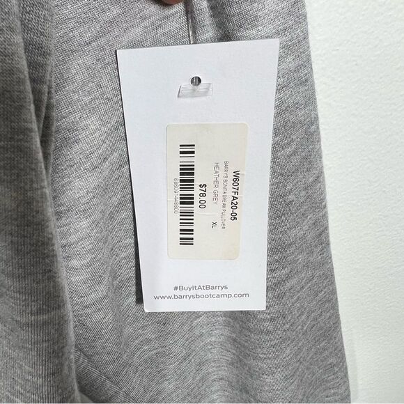 Barry’s Bootcamp Women’s Size Extra Large XL NWT Bonita Springs Sweatshirt Gray - Picture 7 of 13
